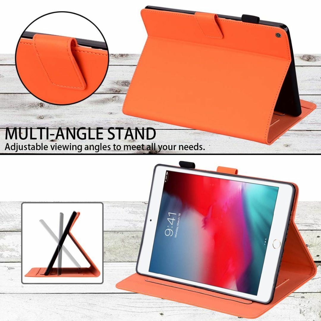 【色: オレンジ】【AFHMX】iPadケース ipad mini5ケース高級P