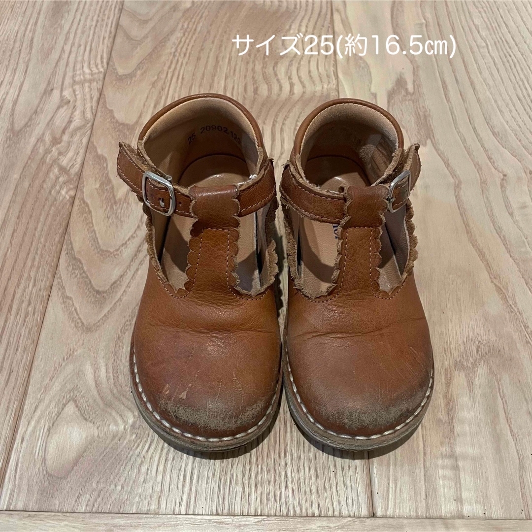 Caramel baby&child (キャラメルベビー&チャイルド)のPetit Nord   キッズ革シューズ　　25(約16.5㎝) キッズ/ベビー/マタニティのキッズ靴/シューズ(15cm~)(フォーマルシューズ)の商品写真