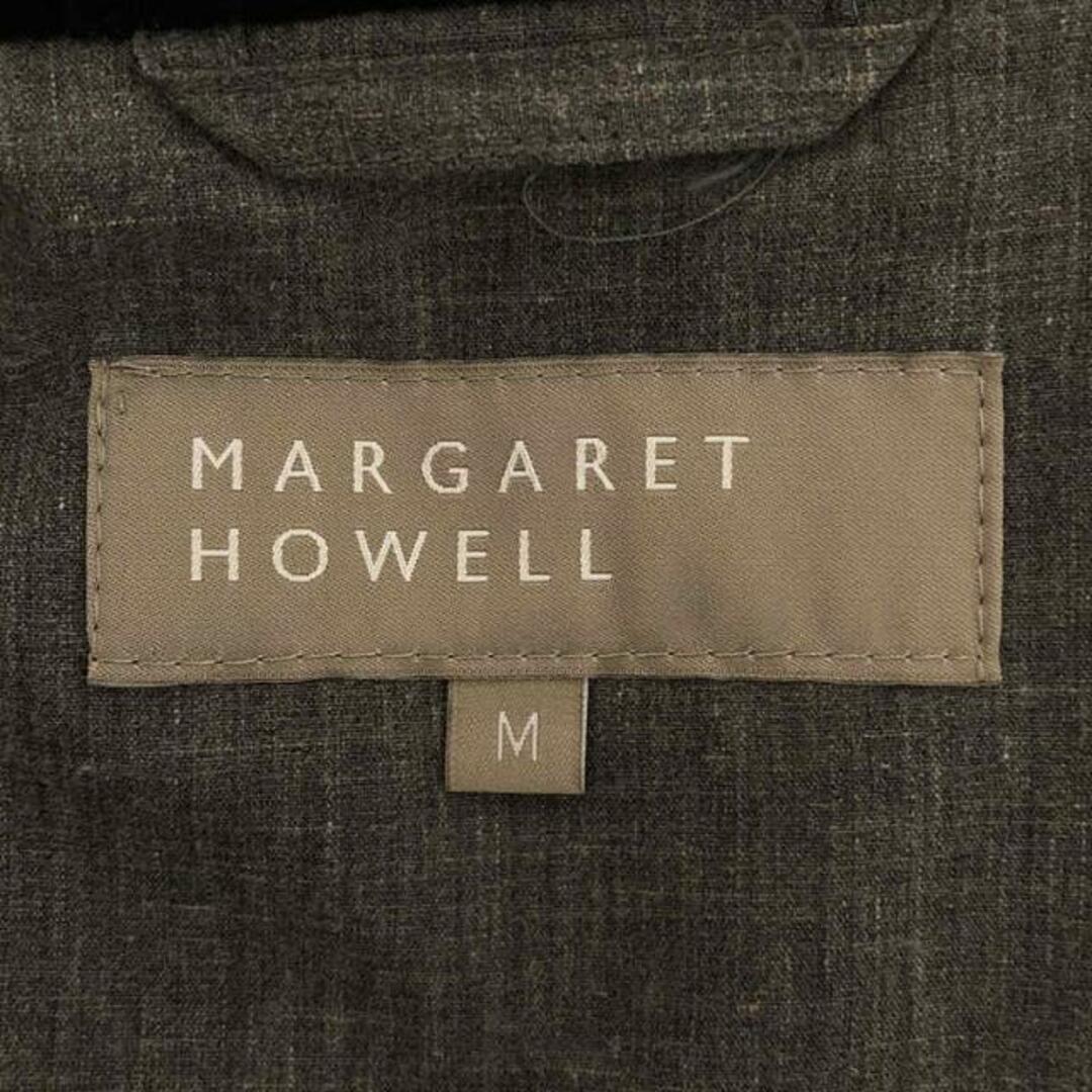 MARGARET HOWELL / マーガレットハウエル | × Harris Tweed ハリスツイード別注 ヘリンボーン ダウンベスト | M | グレー | メンズ
