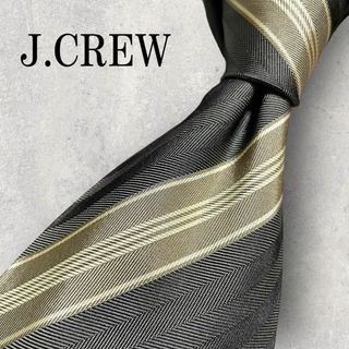 ジェイクルー(J.Crew)の美品 J.CREW Jクルー ストライプ レジメンタル ネクタイ ヘリンボーン(ネクタイ)