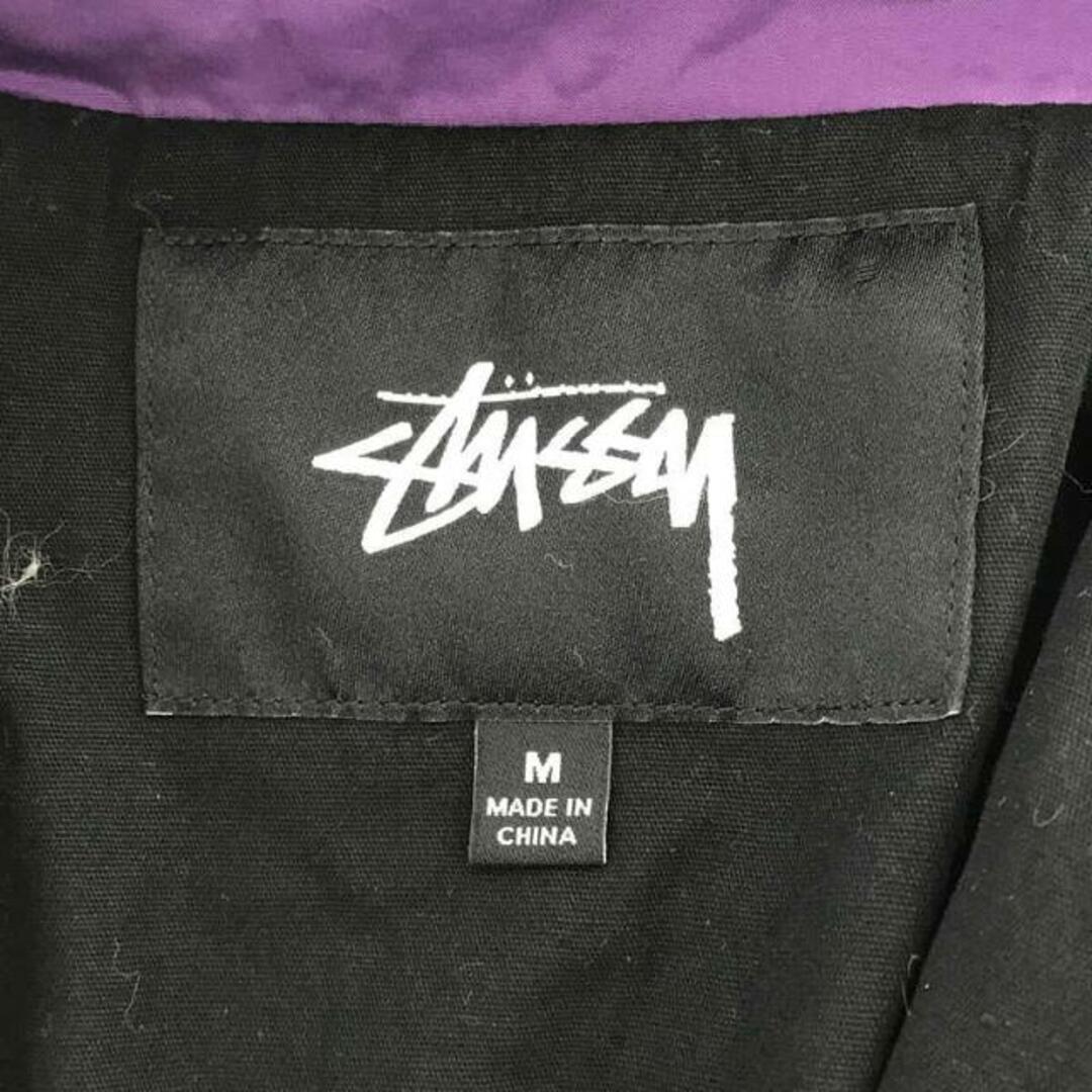 STUSSY / ステューシー | バックプリント コーチジャケット | M | パープル | メンズ 5