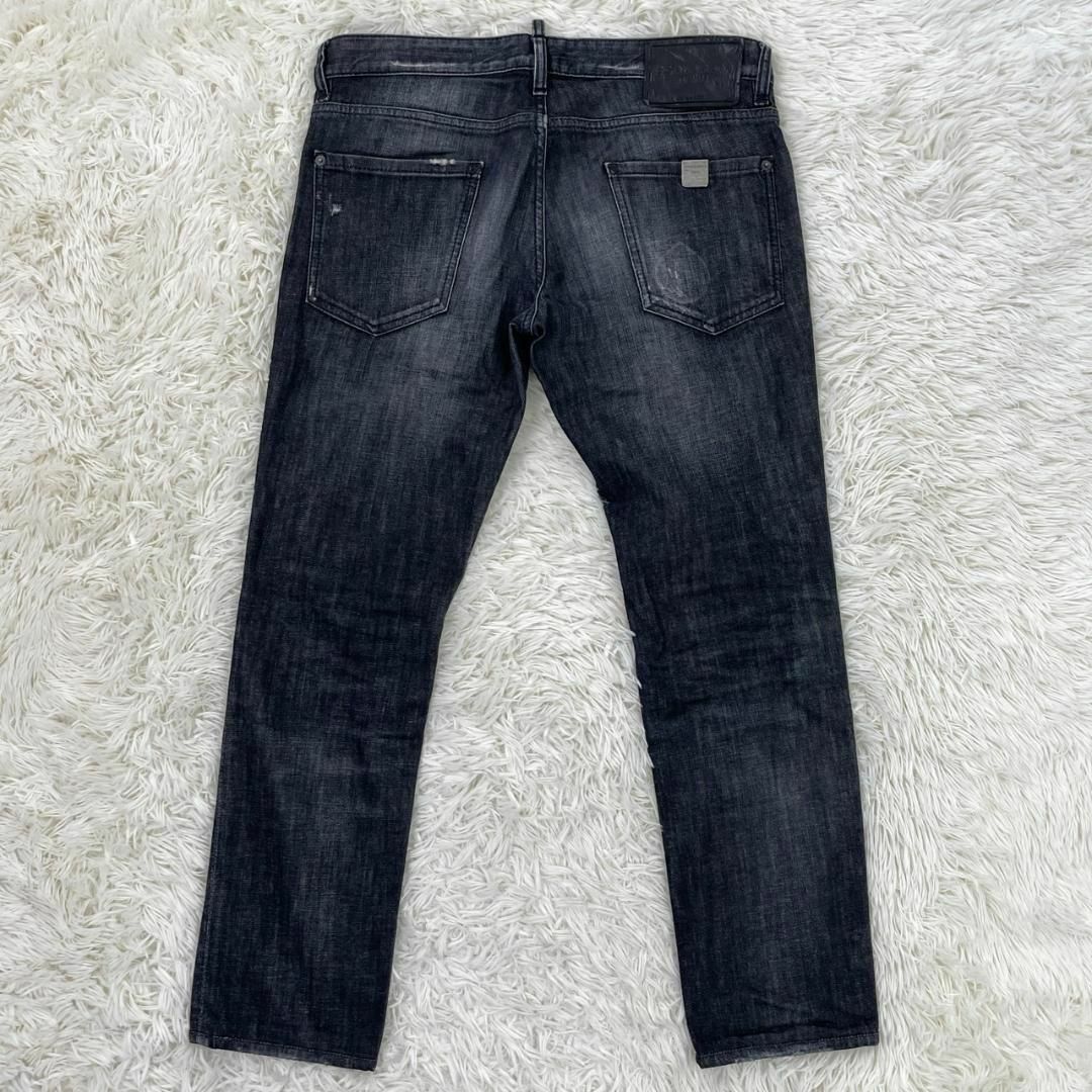 ディースクエアード SLIM JEAN ジーンズ ブラック 48　A575