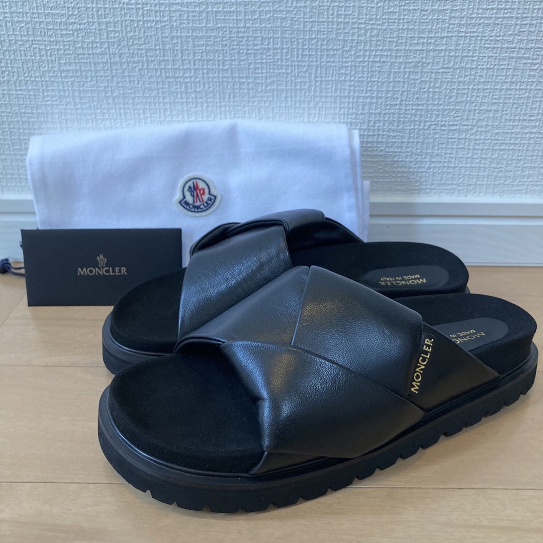 MONCLER モンクレール FANTINE サンダル レザー 38 25.0