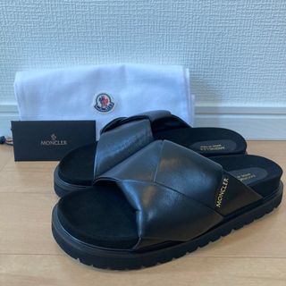 新品未使用 モンクレール moncler シャワーサンダル 迷彩柄 39 - サンダル