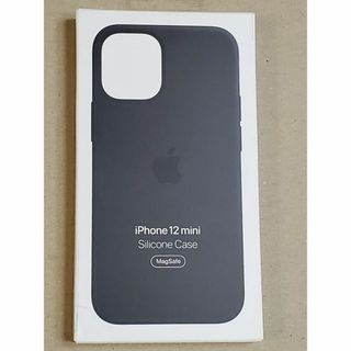 アップル(Apple)のアップル純正新品 iPhone 12 mini シリコーンケース 黒 Apple(iPhoneケース)