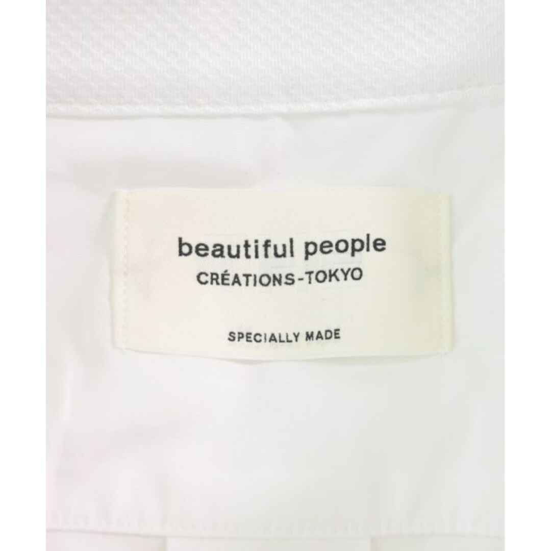 beautiful people - beautiful people カジュアルシャツ 170(S位) 白 ...