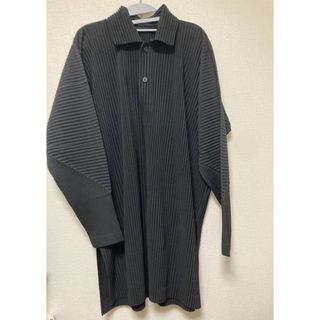 ISSEY MIYAKE - HOMME PLISSE ISSEY MIYAKE ロング丈ポロシャツの通販