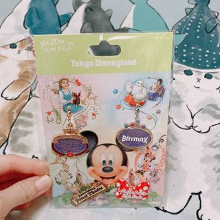 ディズニー(Disney)のディズニー❤チャーム❤4つセット❤新品未使用未開封(キーホルダー)