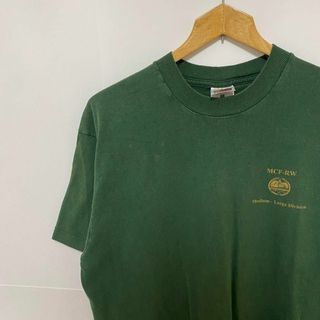 90s  USA製　フルーツオブザルーム　ビンテージ　Tシャツ　プリント　古着(Tシャツ/カットソー(半袖/袖なし))