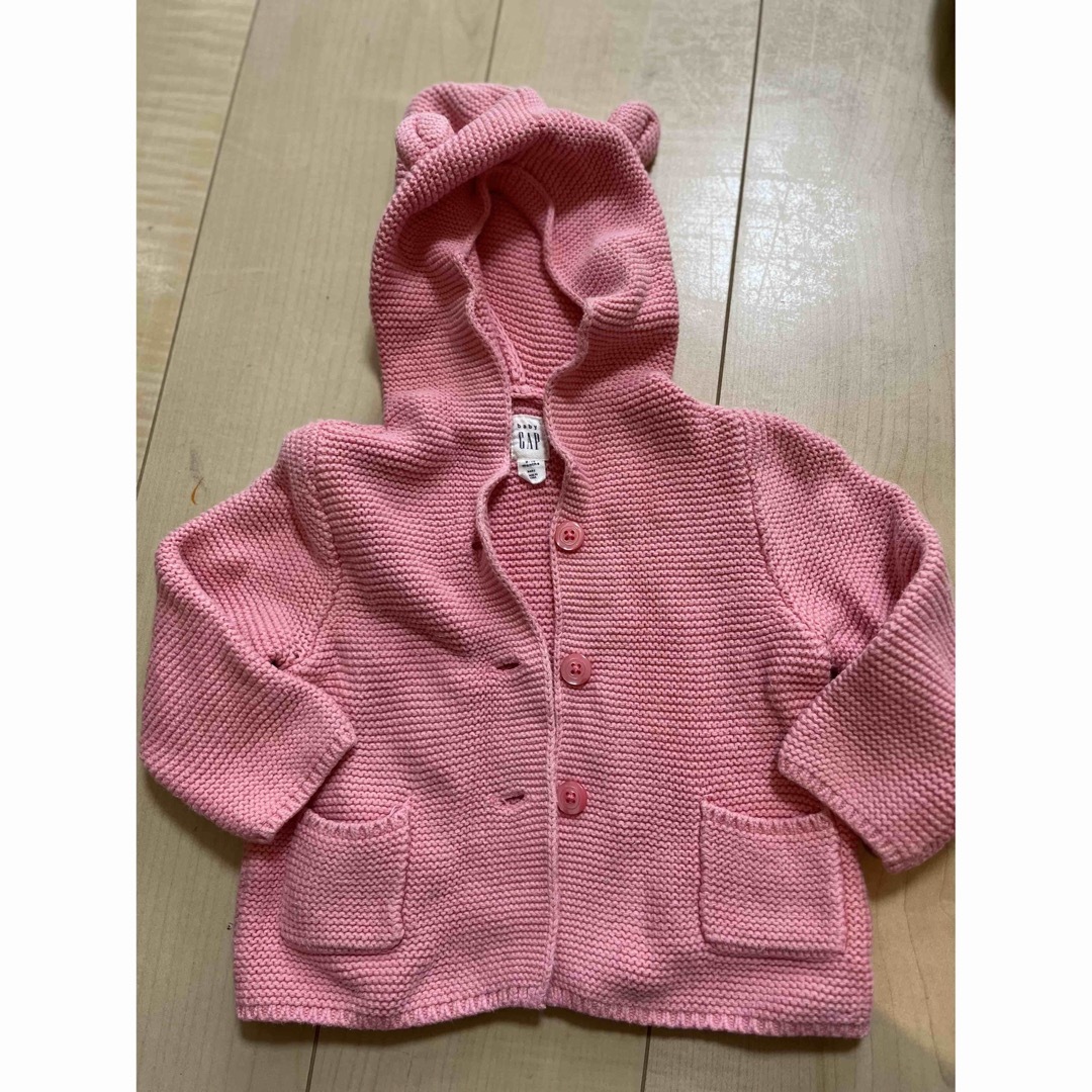 GAP(ギャップ)のGAP くまさんカーディガン キッズ/ベビー/マタニティのベビー服(~85cm)(カーディガン/ボレロ)の商品写真