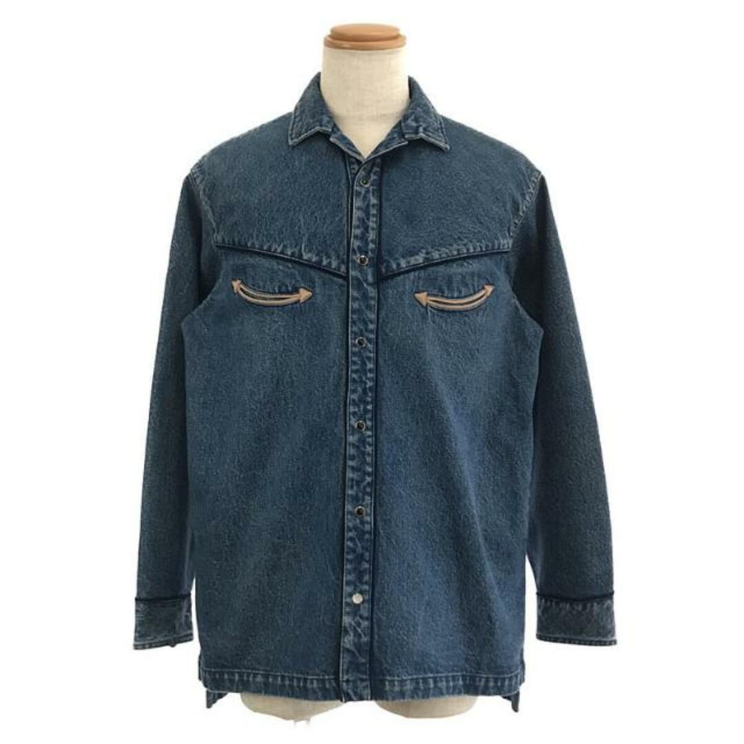 【美品】 TANAKA / タナカ | WESTERNER OVERSHIRT / デニムウエスタンオーバーシャツ ジャケット | S | インディゴ | メンズ | フリマアプリ ラクマ
