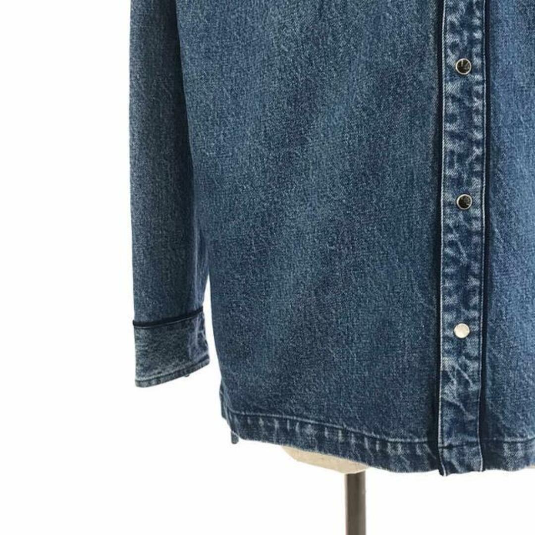 【美品】 TANAKA / タナカ | WESTERNER OVERSHIRT / デニムウエスタンオーバーシャツ ジャケット | S | インディゴ | メンズ