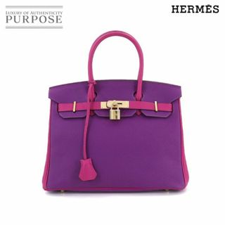 エルメス(Hermes)の未使用 展示品 エルメス HERMES バーキン30 パーソナル SPO ハンド バッグ トゴ アネモネ ローズパープル C刻印 ゴールド 金具 VLP 90182022(ハンドバッグ)