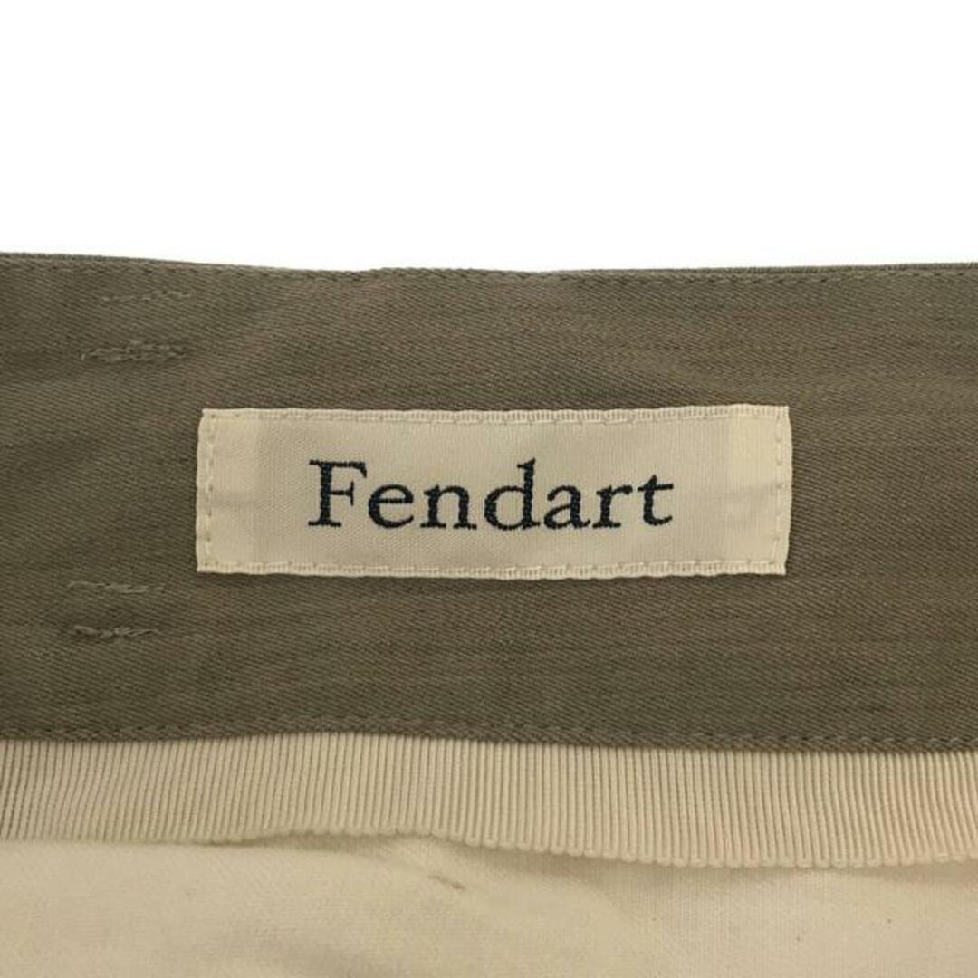 【美品】  FENDART / フェンダール | ウール ドローコード タック テーパードパンツ | M | グレー | メンズその他