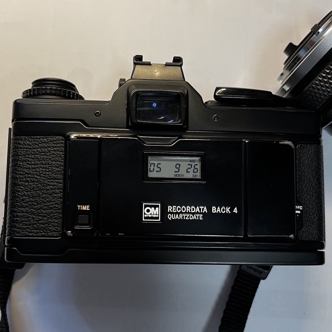 OLYMPUS(オリンパス)の良品 OLYMPUS OM-4（後期型）35mm F2.8レコーダバック4付き スマホ/家電/カメラのカメラ(フィルムカメラ)の商品写真