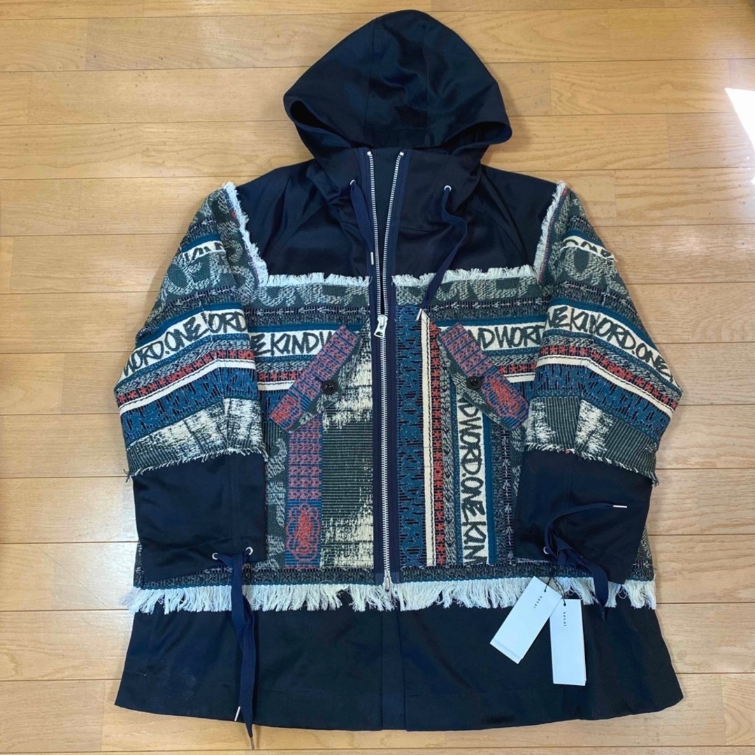 sacai Eric Haze Jacquard Hooded Blouson