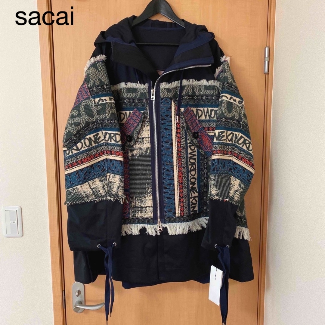 sacai - sacai Eric Haze Jacquard Hooded Blousonの通販 by TK's shop