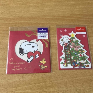 スヌーピー(SNOOPY)のスヌーピー　メッセージカード　多目的　クリスマス　立体カード(カード/レター/ラッピング)