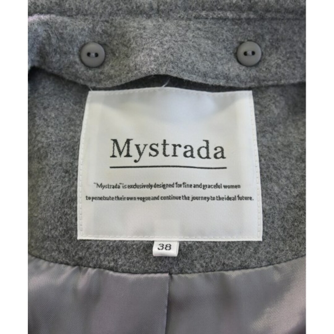 Mystrada(マイストラーダ)のMystrada マイストラーダ コート（その他） 38(M位) グレー 【古着】【中古】 レディースのジャケット/アウター(その他)の商品写真