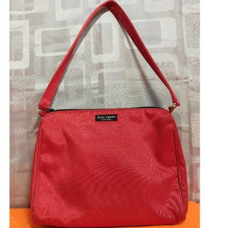 ケイトスペードニューヨーク(kate spade NEW YORK)のケイトスペード kate spade ナイロン ハンドバッグ 赤 レッド 516(ショルダーバッグ)