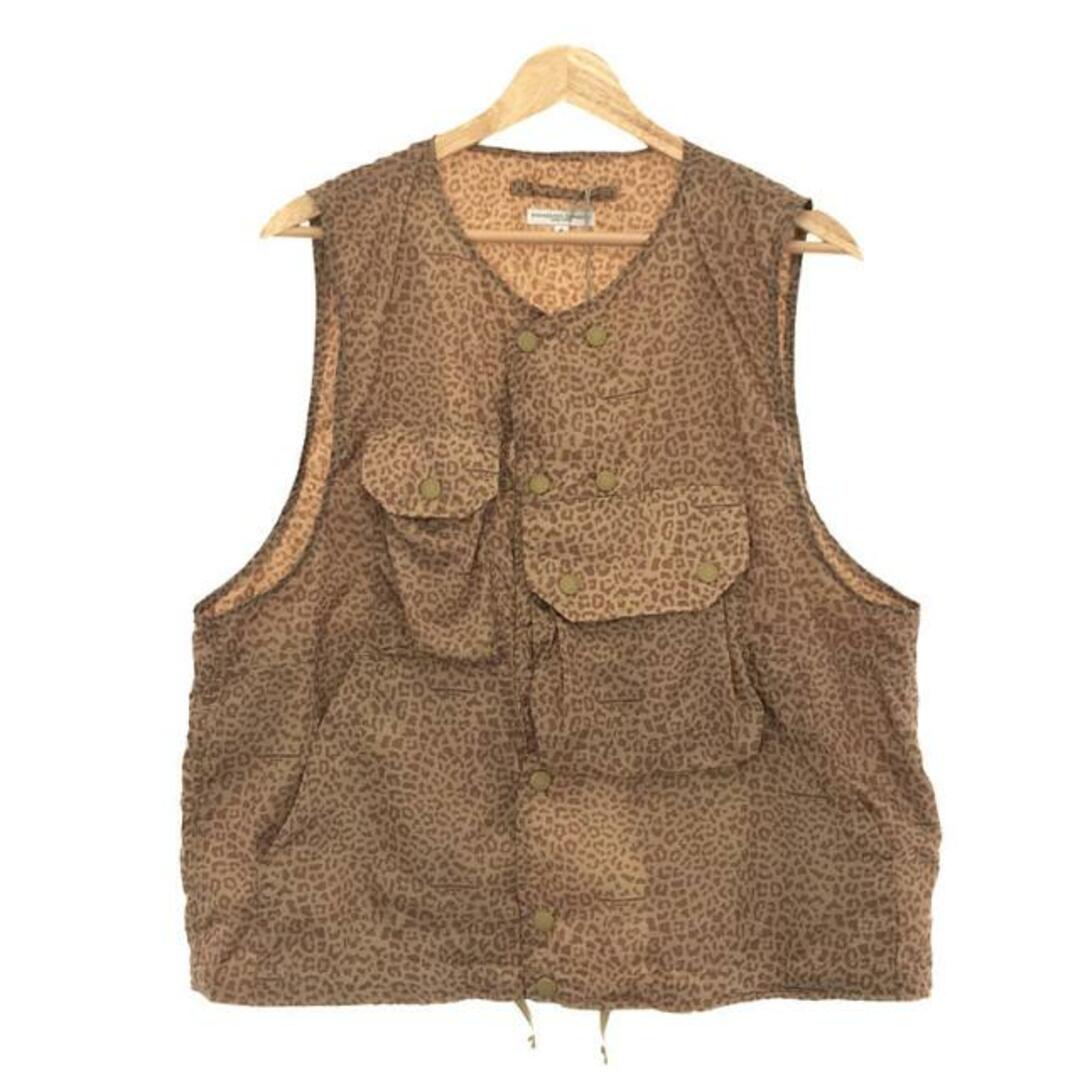 【新品】 Engineered Garments / エンジニアドガーメンツ | Cover Vest - Poly Leopard Print  Ripstop / レオパード カバーベスト | S | Brown | メンズ | フリマアプリ ラクマ