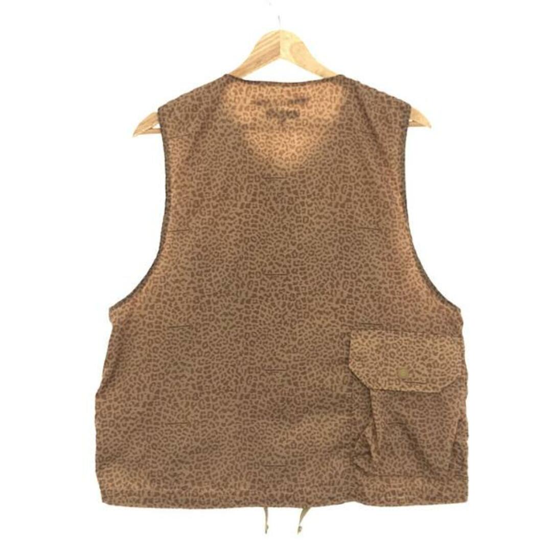 Engineered Garments(エンジニアードガーメンツ)の【新品】  Engineered Garments / エンジニアドガーメンツ | Cover Vest - Poly Leopard Print Ripstop / レオパード カバーベスト | S | Brown | メンズ メンズのトップス(ベスト)の商品写真