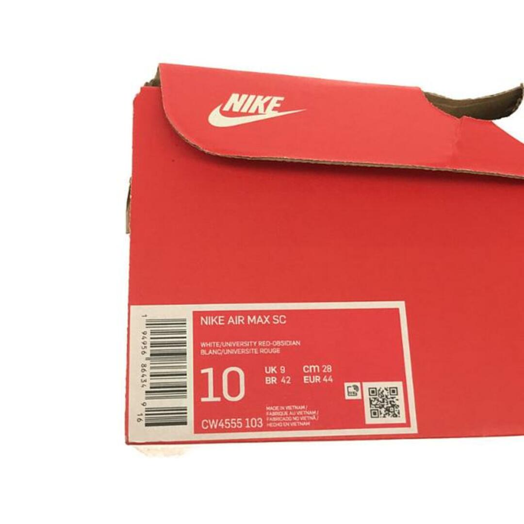 NIKE(ナイキ)の【新品】  NIKE / ナイキ | AIR MAX SC / CW4555-103 エア マックス スニーカー | 28 | WHITE/UNIVERSITY RED-OBSIDIAN | メンズ メンズの靴/シューズ(スニーカー)の商品写真