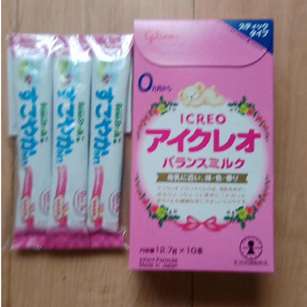 グリコ - アイクレオ バランスミルク スティックタイプ+すこやか m1の