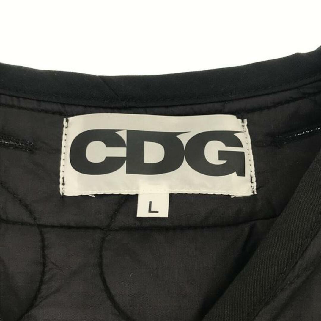 COMME des GARCONS(コムデギャルソン)の【美品】  COMME des GARCONS / コムデギャルソン | AD2022 | CDG × ALPHA INDUSTRIES キルティングジャケット ユニセックス | L | ブラック | メンズ メンズのジャケット/アウター(その他)の商品写真