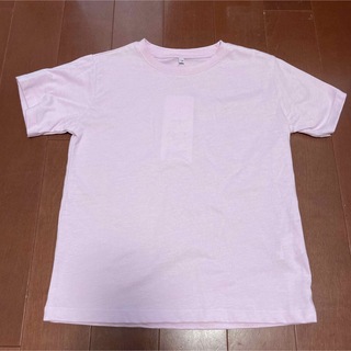 シマムラ(しまむら)のしまむら　無地　ピンク　半袖　Tシャツ　130cm 新品未使用(Tシャツ/カットソー)