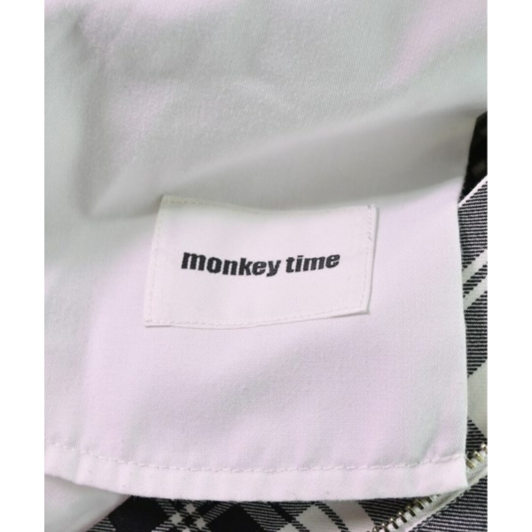 MONKEY TIME モンキータイム パンツ（その他） M 白x黒(チェック)