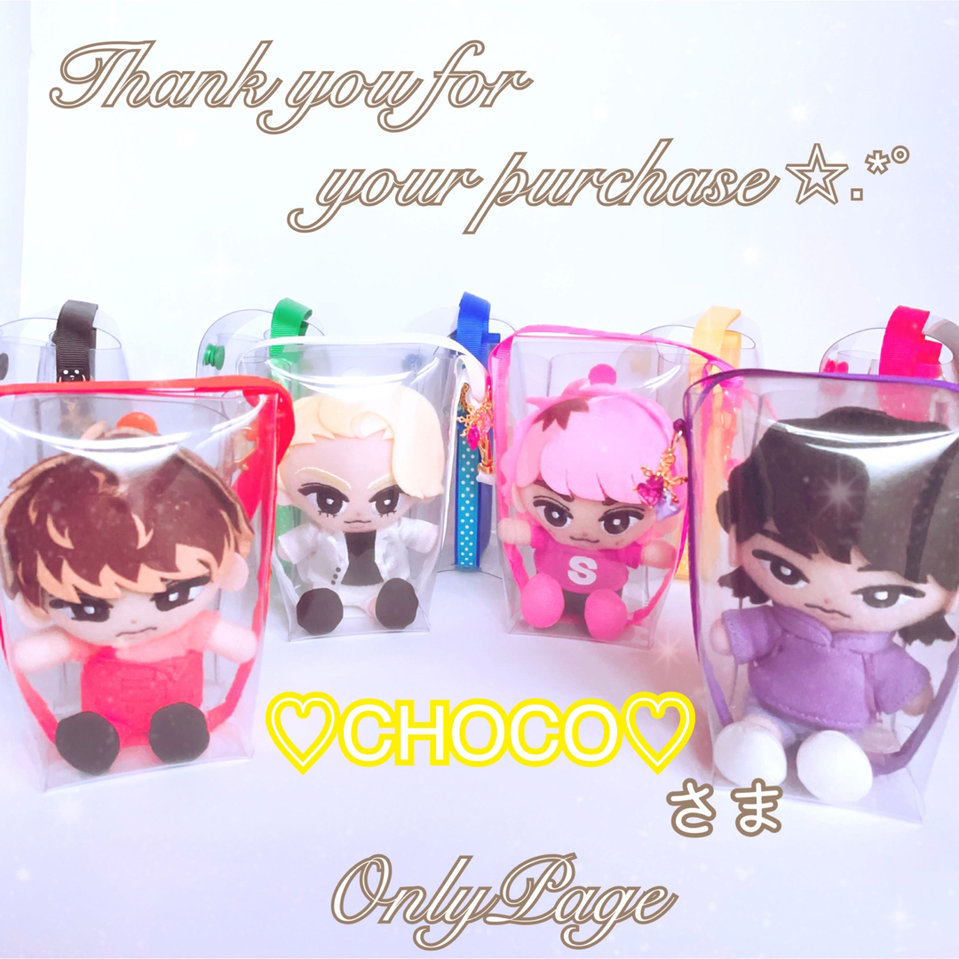 ♡CHOCO♡様専用❁﻿ チルぬいケース❅*॰ ポーチ ぬいぐるみ 可愛い エンタメ/ホビーのタレントグッズ(アイドルグッズ)の商品写真