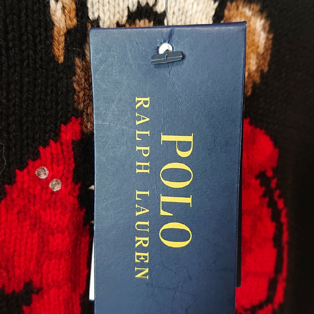 POLO RALPH LAUREN(ポロラルフローレン)の新品 未使用 タグ付 ポロラルフローレン ポロベアニット 4T キッズ/ベビー/マタニティのキッズ服男の子用(90cm~)(ニット)の商品写真