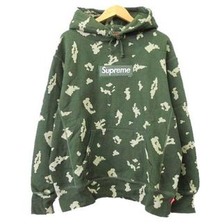 Supreme シュプリーム パーカー -(XXL位) カーキ