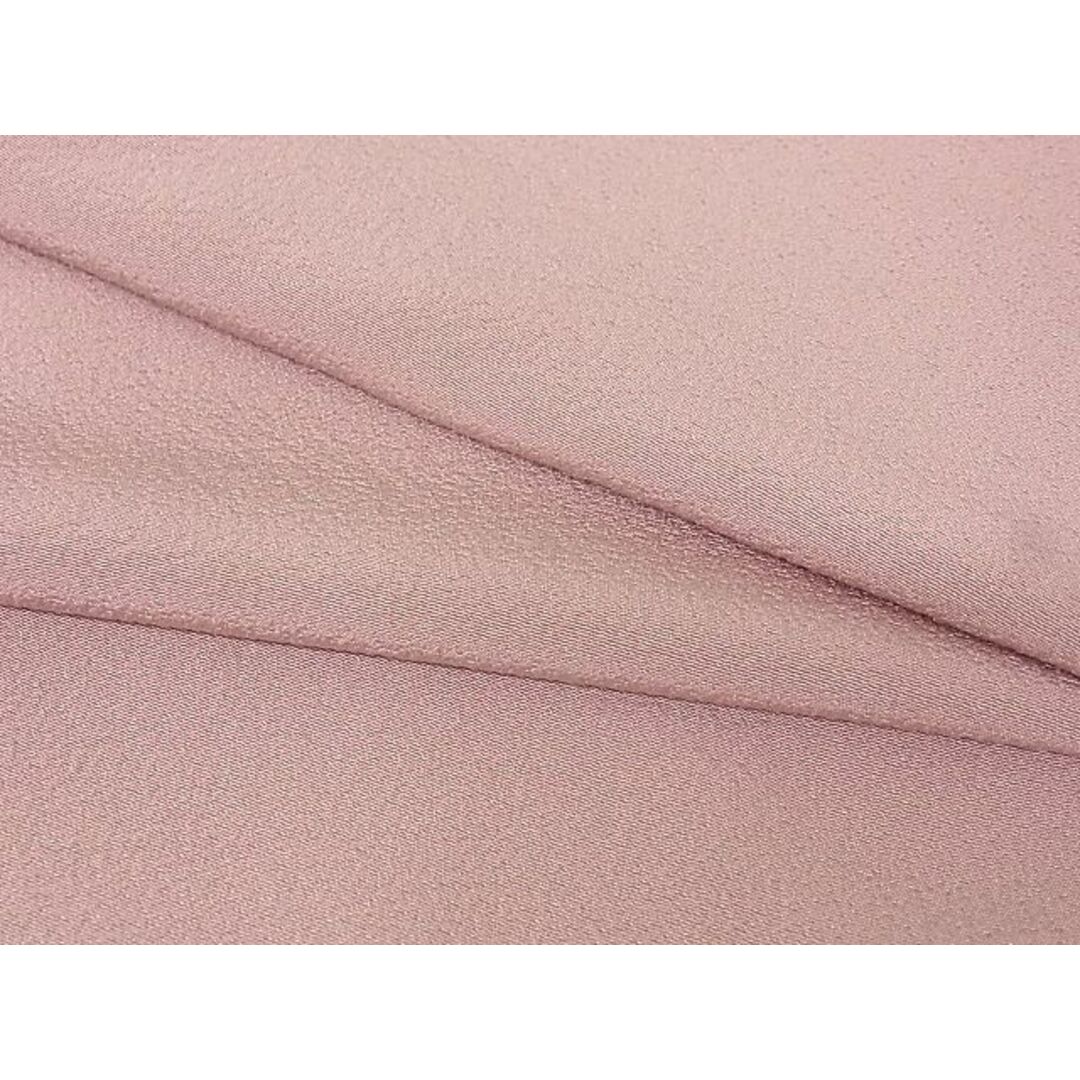 平和屋-こころ店■上質な色無地 淡紅藤色 着丈156.5cm 裄丈64cm 正絹 逸品 B-ey5353