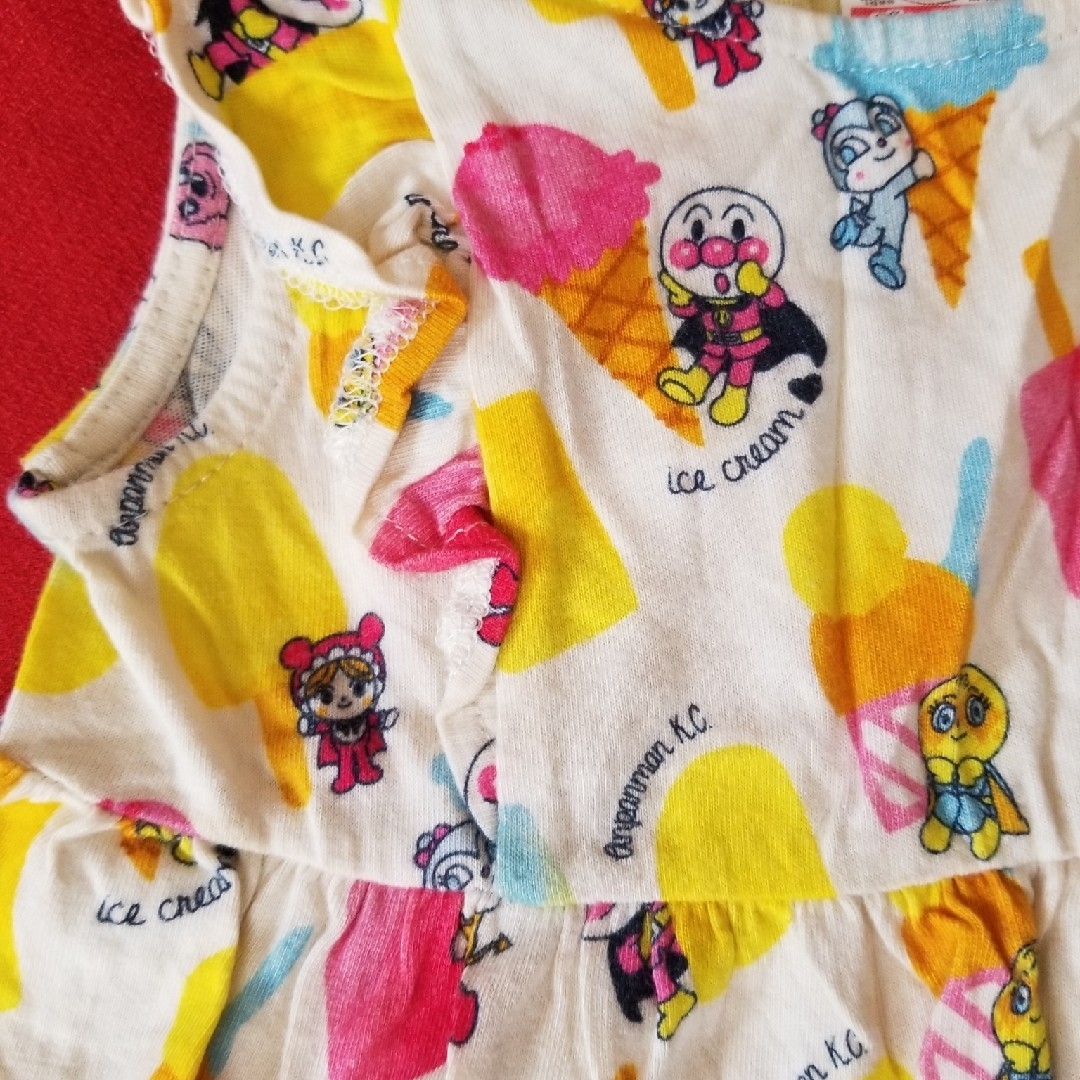 ANPANMAN KIDS COLLECTION(アンパンマンキッズコレクション)の女の子 女児 ベビー トップス アンパンマン ワンピース 夏服 90 キッズ/ベビー/マタニティのキッズ服女の子用(90cm~)(ワンピース)の商品写真