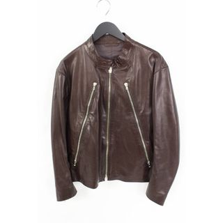 マルタンマルジェラ(Maison Martin Margiela)のマルタンマルジェラ  06SS  5ZIP 八の字RIRIジップレザージャケット メンズ 50(レザージャケット)