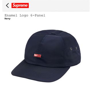 supreme Enamel Logo 5-Panel Cap 帽子　キャップ