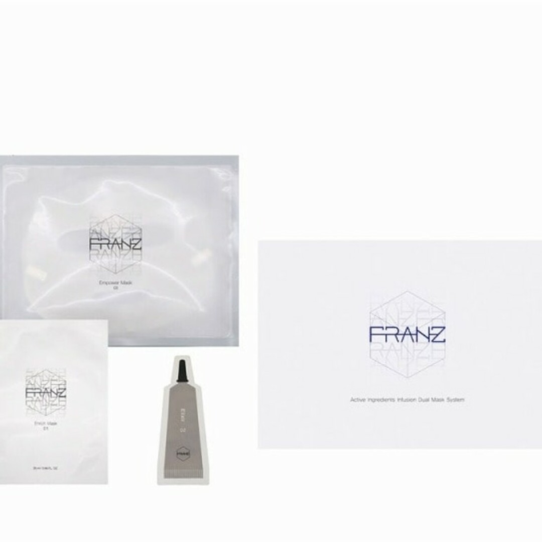 FRANZ（フランツ）フランツ【FRANZ】デュアルフェイスマスクプレミアム２枚 コスメ/美容のスキンケア/基礎化粧品(パック/フェイスマスク)の商品写真