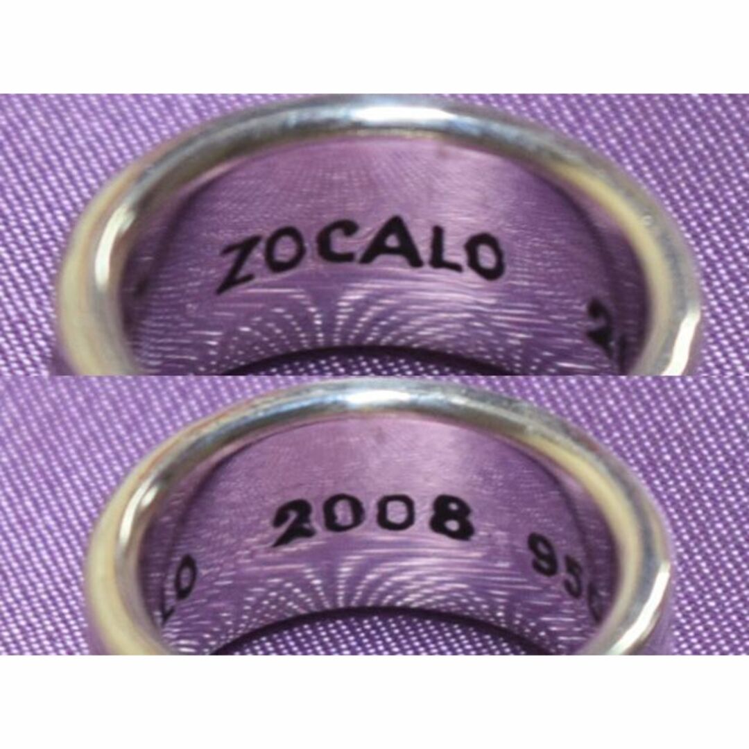 ZOCALO(ソカロ)のZOCALO Ivy Cross Ring -White CZ 950 レディースのアクセサリー(リング(指輪))の商品写真