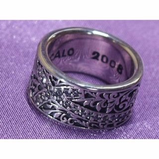 ソカロ(ZOCALO)のZOCALO Ivy Cross Ring -White CZ 950(リング(指輪))