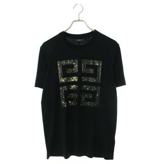 ジバンシィ　メンズブラックプリントTシャツ Y45