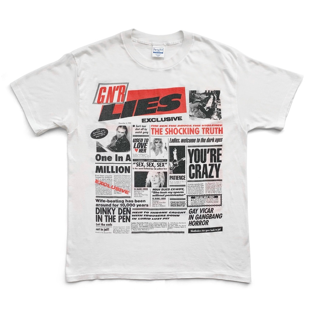 野村訓市着用｜80sヴィンテージ Guns N' Roses Lies Tシャツの通販 by ...