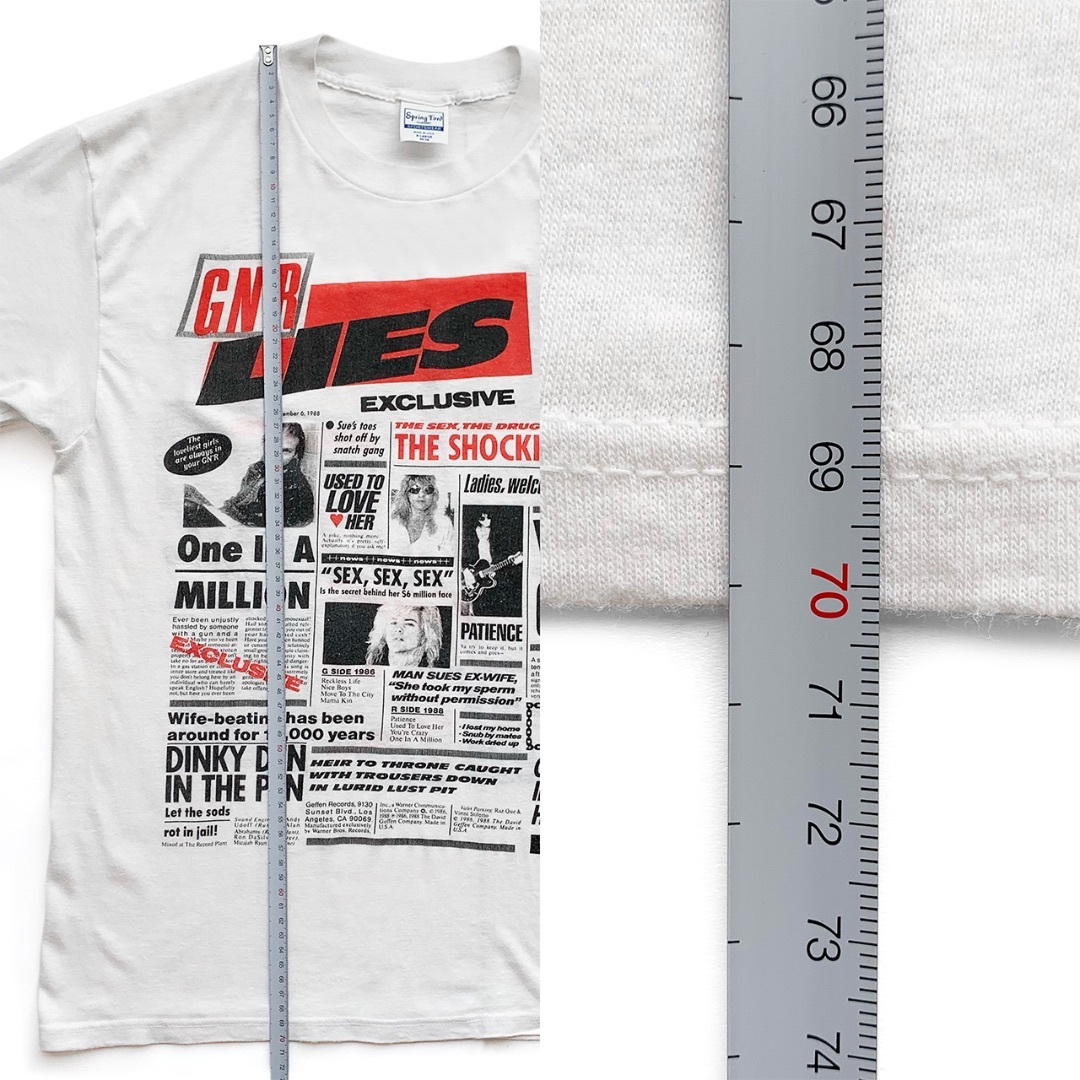 野村訓市着用|80sヴィンテージ Guns N' Roses Lies Tシャツ