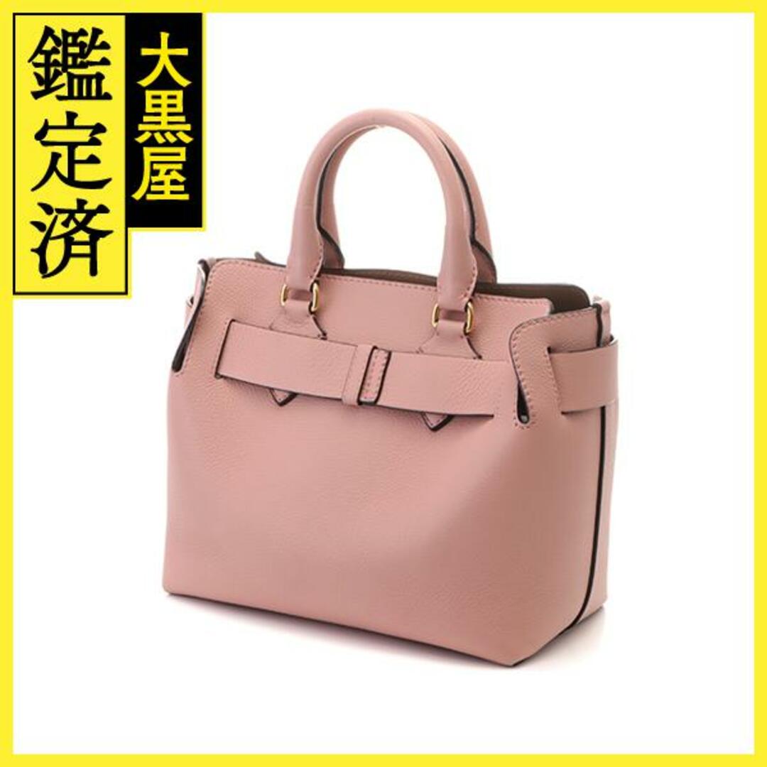 BURBERRY - バーバリー 2WAYハンドバッグ ピンク カーフ 【432