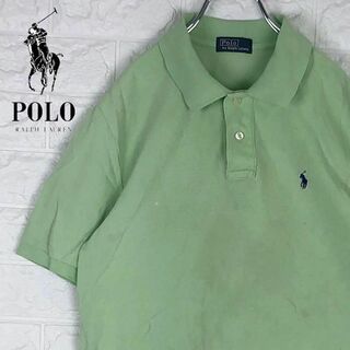 ラルフローレン(Ralph Lauren)のラルフローレン コットン100％ 半袖ポロシャツ 刺繡ワンポイントロゴ ポニー(ポロシャツ)