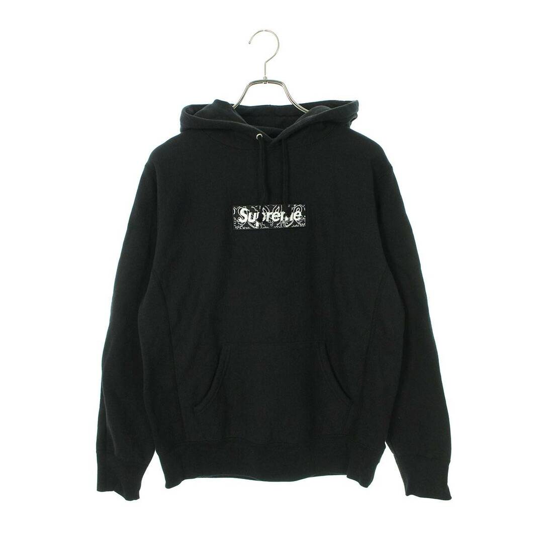 シュプリーム 19AW Bandana Box Logo Hooded Sweatshirt バンダナボックスロゴプルオーバーパーカー メンズ S |  フリマアプリ ラクマ