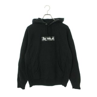 19AW Bandana Box Logo Hooded supreme S 黒