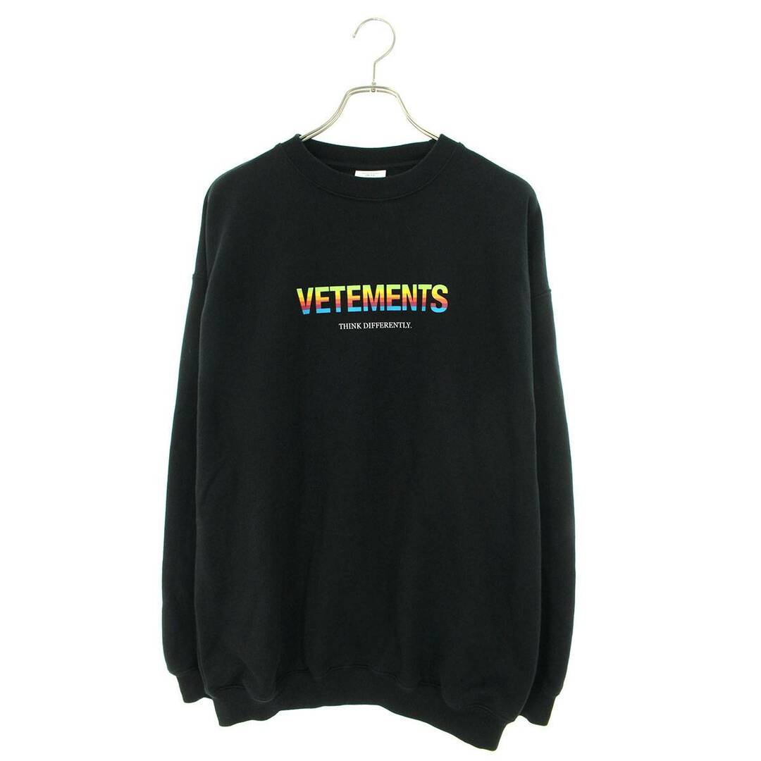 VETEMENTS - ヴェトモン 21SS UE51TR630B ロゴプリントクルーネック