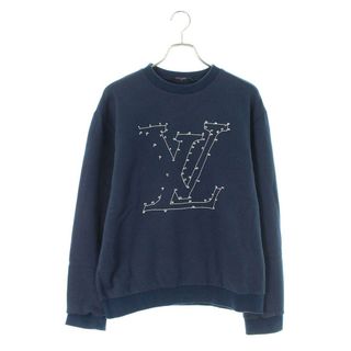 ルイヴィトン(LOUIS VUITTON)のルイヴィトン  21AW  RM212Q FMC HLY41W LVステッチプリントエンブロイダリースウェット メンズ S(スウェット)